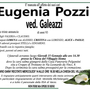 Eugenia Pozzi ved. Galeazzi di anni 93