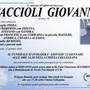 Staccioli Giovanni di anni 96