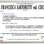 Francesca Sartoretti ved. Ciscato di anni 83