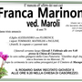 Franca Marinoni ved. Maroli di anni 79 Franca Marinoni ved. Maroli di anni 79