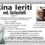 Rina Ieriti ved. Garlaschelli di anni 87