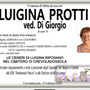 Luigina Protti ved. Di Giorgio di anni 91