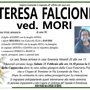 Teresa Falcioni ved. Mori di anni 80
