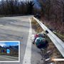 Rifiuti abbandonati sulla statale 33 tra Domodossola e Villadossola Rifiuti abbandonati sulla statale 33 tra Domodossola e Villadossola