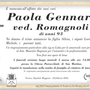 Paola Gennari ved. Romagnoli di anni 93 Paola Gennari ved. Romagnoli di anni 93