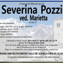 Saverina Pozzi ved. Marietta di anni 91