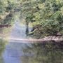 Il canale Enel a Villadossola durante lo scarico di liquami Il canale Enel a Villadossola durante lo scarico di liquami