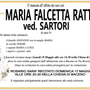 Maria Falcetta Ratti ved. Sartori di anni 91