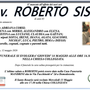 Cav. Roberto Sisti di anni 85
