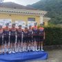 La squadra allievi allievi del Pedale Ossolano ai regionali