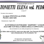 Tonietti Elena Ved. Pedrosi di anni 87