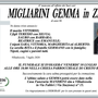 Migliarini Gemma in Zani di anni 86 Migliarini Gemma in Zani di anni 86