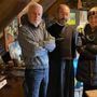 Nella foto da sinistra: Giuseppe Possa, Don secci e Silvana Pirazzi
