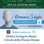 "Estate in Musica fra le antiche mura": una serata di beneficenza e poesia al Convento Suore Rosminiane "Estate in Musica fra le antiche mura": una serata di beneficenza e poesia al Convento Suore Rosminiane
