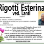 Rigotti Esterina ved. Lanti di anni 97