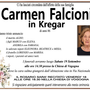 Carmen Falcioni in Kregar di anni 86