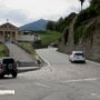 La curva a gomito in cima alla salita di Crevoladossola