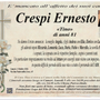Crespi Ernesto "Tino" di anni 81 Crespi Ernesto "Tino" di anni 81