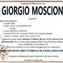 Giorgio Moscioni di anni 80 Giorgio Moscioni di anni 80
