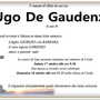 Ugo De Gaudenzi di anni 88 Ugo De Gaudenzi di anni 88