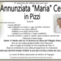 Annunziata "Maria" Cento in Pizzi di anni 86 Annunziata "Maria" Cento in Pizzi di anni 86