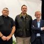 Da sinistra don Giovanni Fasulo, Mirko Zullo, Carlo Teruzzi