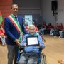 Il sindaco Lucio Pizzi e il partigiano Arialdo Catenazzi