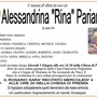 Alessandrina 'Rina' Parianotti anni 84