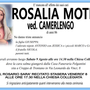 Rosalia Motisi ved. Camerlengo di anni 86