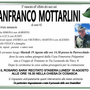 Gianfranco Mottarlini di anni 82