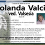 Iolanda Valci ved. Valsesia di anni 92