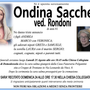 Ondina Sacchetti ved. Rondoni 81 anni