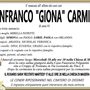 Gianfranco 'Giona' Carmine di anni 81