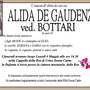 Alida De Gaudenzi ved. Bottari di anni 83