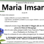 Maria Imsand di anni 86
