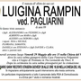 Luigina Rampino ved. Pagliarini di anni 89