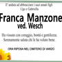 Franca Manzone ved. Wesch Franca Manzone ved. Wesch