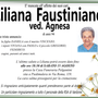 Liliana Faustiniano ved. Agnesa di anni 94