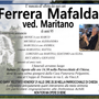 Ferrera Mafalda ved. Maritano di anni 95 Ferrera Mafalda ved. Maritano di anni 95