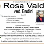 Rosa Valdi ved. Badini di anni 100