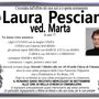 Laura Pesciani ved. Marta di anni 77