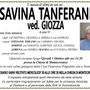 Savina Tanferani ved. Giozza di anni 93