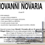 Giovanni Novaria 85 anni