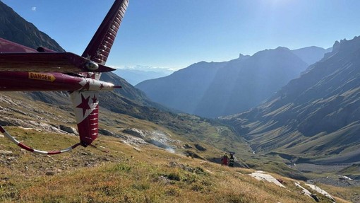 Aereo monomotore si schianta a Leukerbad Aereo monomotore si schianta a Leukerbad