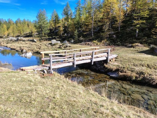 Interventi sui percorsi escursionistici nei parchi Veglia Devero e Antrona