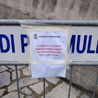 Cimamulera: chiuso per lavori il parco giochi, sarà completamente rinnovato