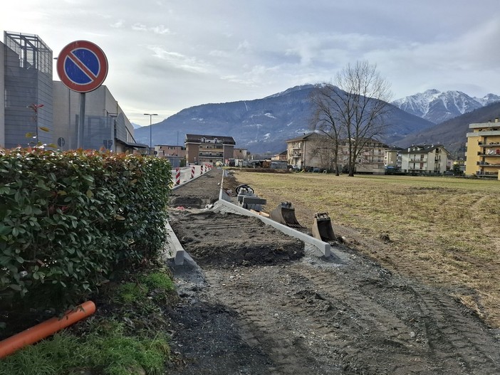 Nuova ciclabile a Crevoladossola, i lavori procedono secondo programma