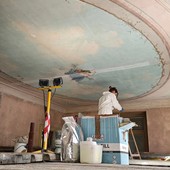 Crevoladossola: partito il restauro degli affreschi di Villa Cesconi-Renzi Crevoladossola: partito il restauro degli affreschi di Villa Cesconi-Renzi