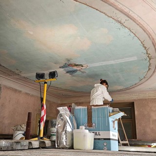 Crevoladossola: partito il restauro degli affreschi di Villa Cesconi-Renzi