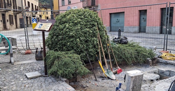 Piedimulera, una nuova fontana in memoria di due volontari Aib
